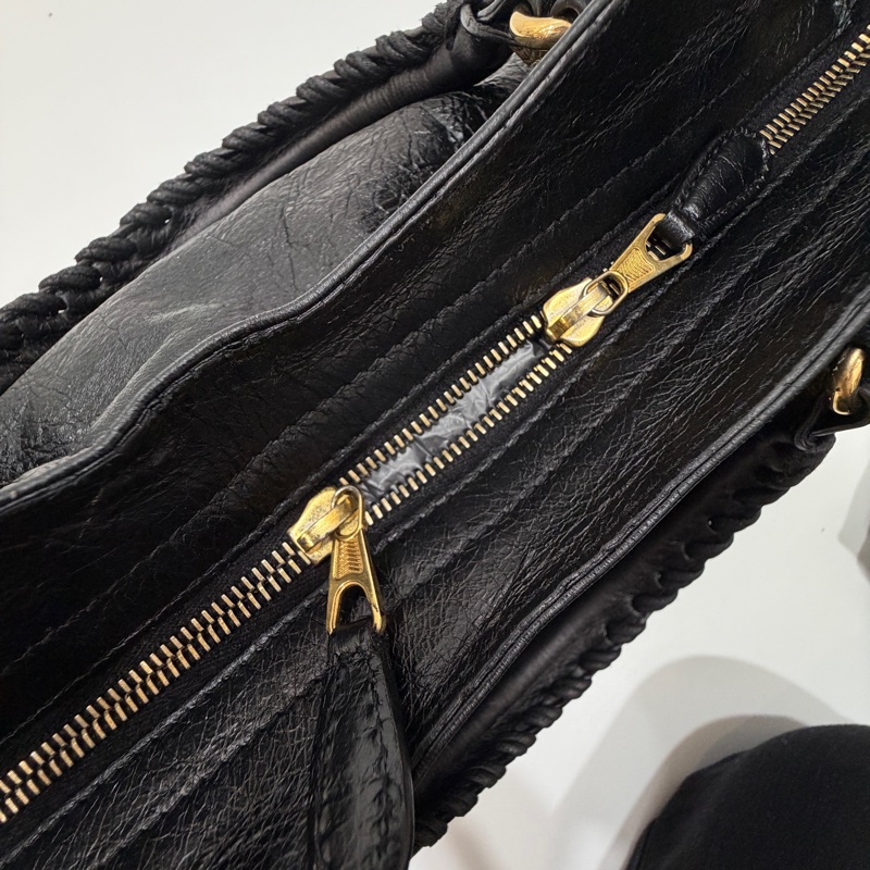 BALENCIAGA巴黎世家 giant Velo 黑金 機車包 手提包 肩背包 側背包 斜背包-20