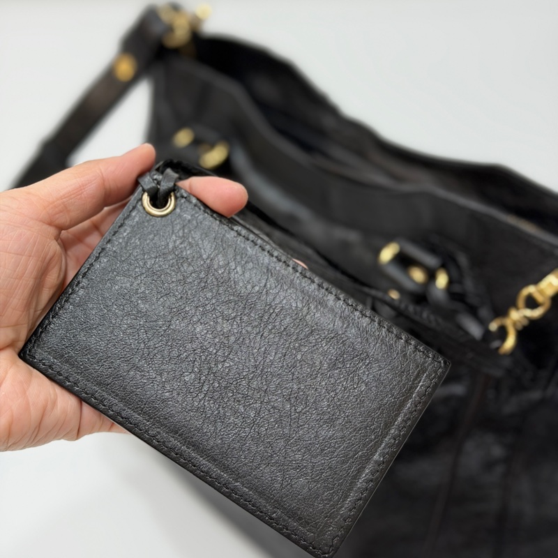 BALENCIAGA巴黎世家 giant Velo 黑金 機車包 手提包 肩背包 側背包 斜背包-27