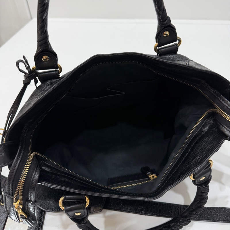 BALENCIAGA巴黎世家 giant Velo 黑金 機車包 手提包 肩背包 側背包 斜背包-32