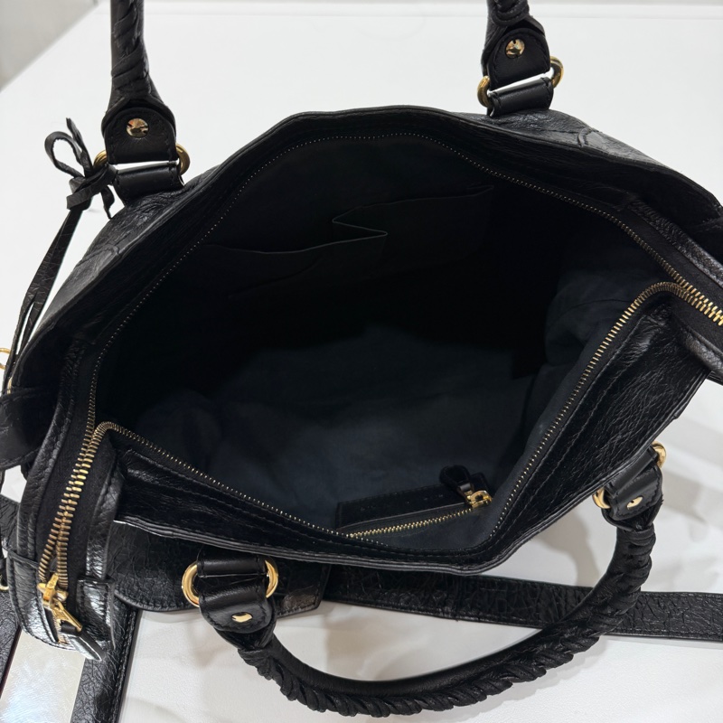 BALENCIAGA巴黎世家 giant Velo 黑金 機車包 手提包 肩背包 側背包 斜背包-36