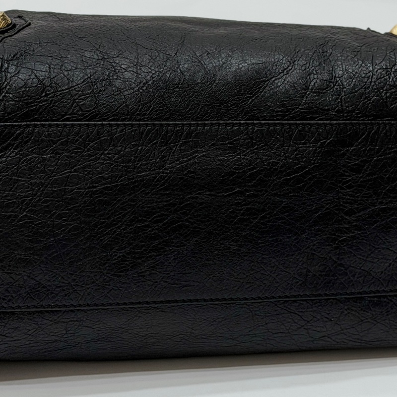 BALENCIAGA巴黎世家 giant Velo 黑金 機車包 手提包 肩背包 側背包 斜背包-41