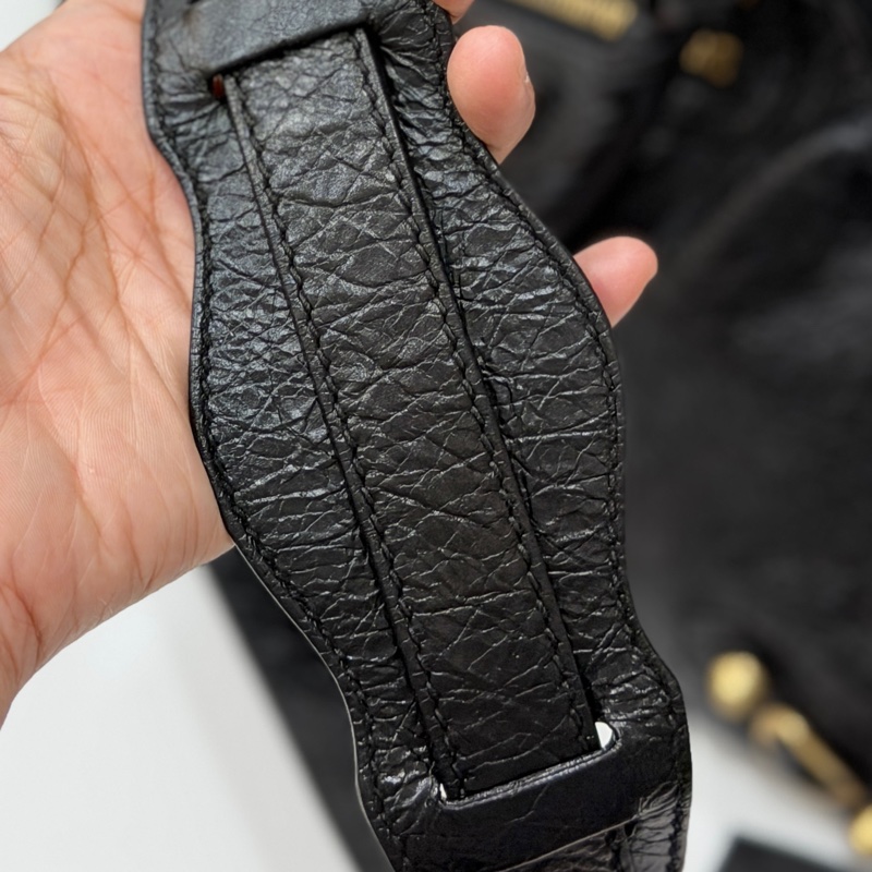 BALENCIAGA巴黎世家 giant Velo 黑金 機車包 手提包 肩背包 側背包 斜背包-42