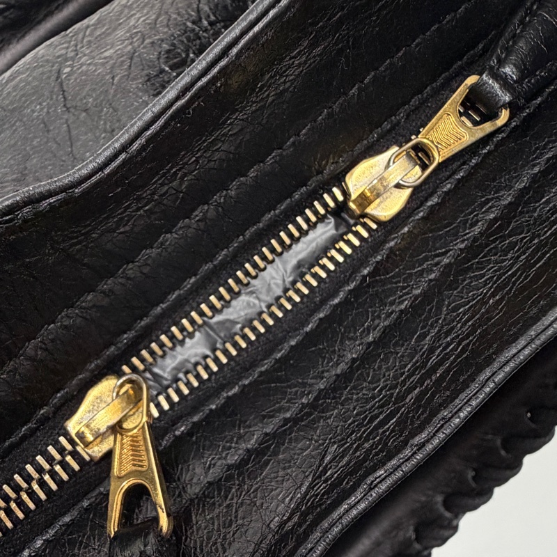 BALENCIAGA巴黎世家 giant Velo 黑金 機車包 手提包 肩背包 側背包 斜背包-50