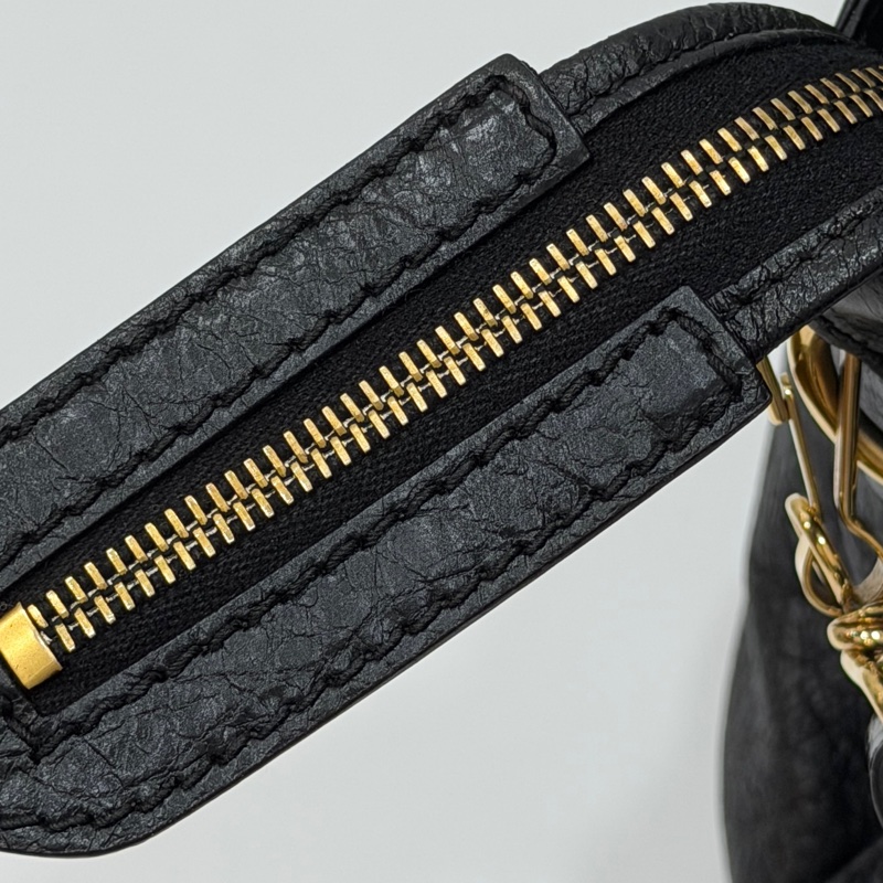 BALENCIAGA巴黎世家 giant Velo 黑金 機車包 手提包 肩背包 側背包 斜背包-53