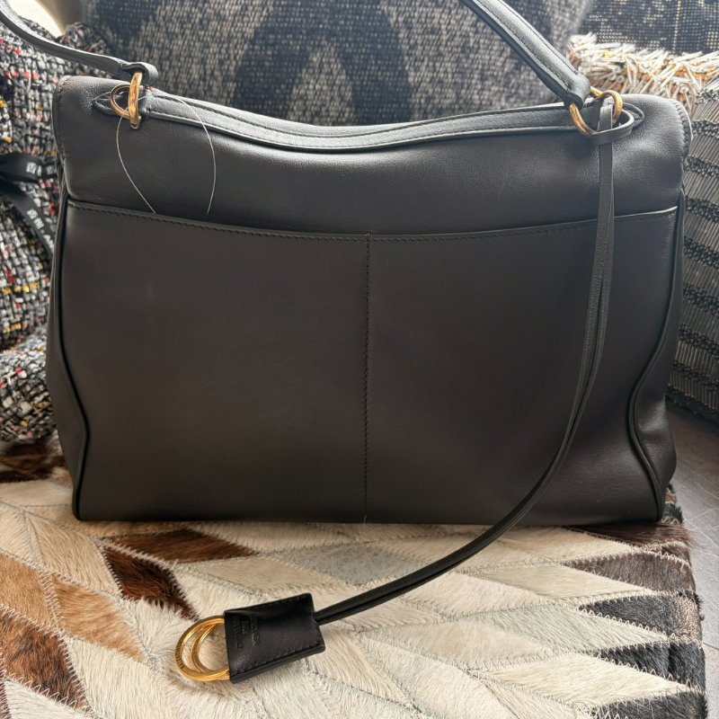 巴黎世家 小牛皮 Rodeo Mini 黑色-1