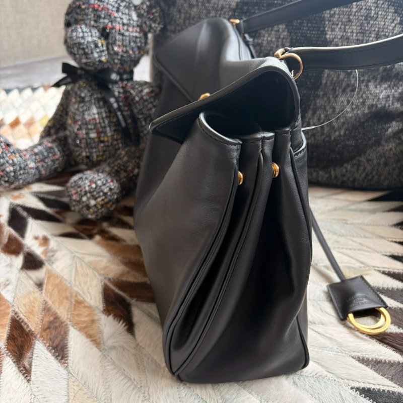 巴黎世家 小牛皮 Rodeo Mini 黑色-2