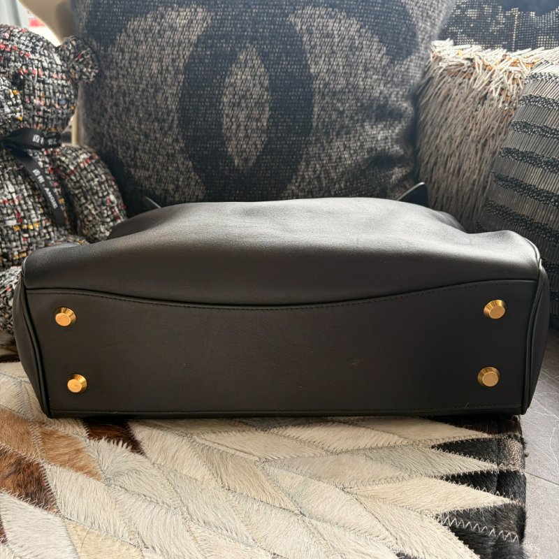 巴黎世家 小牛皮 Rodeo Mini 黑色-3