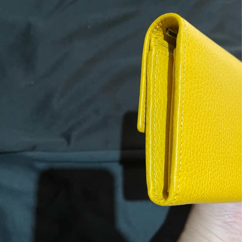 GUCCI黃色長夾-5