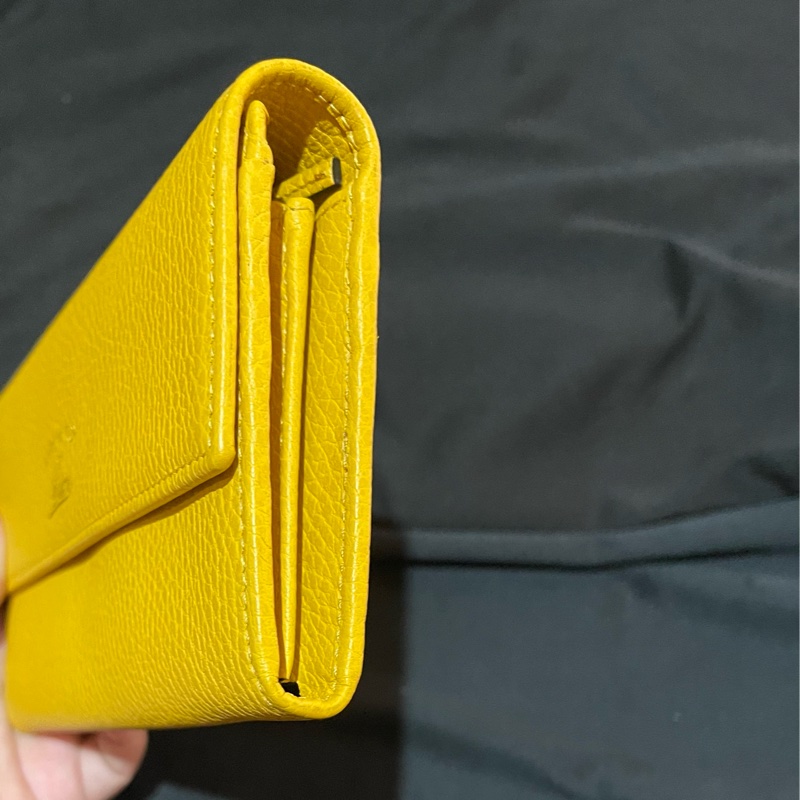 GUCCI黃色長夾-9