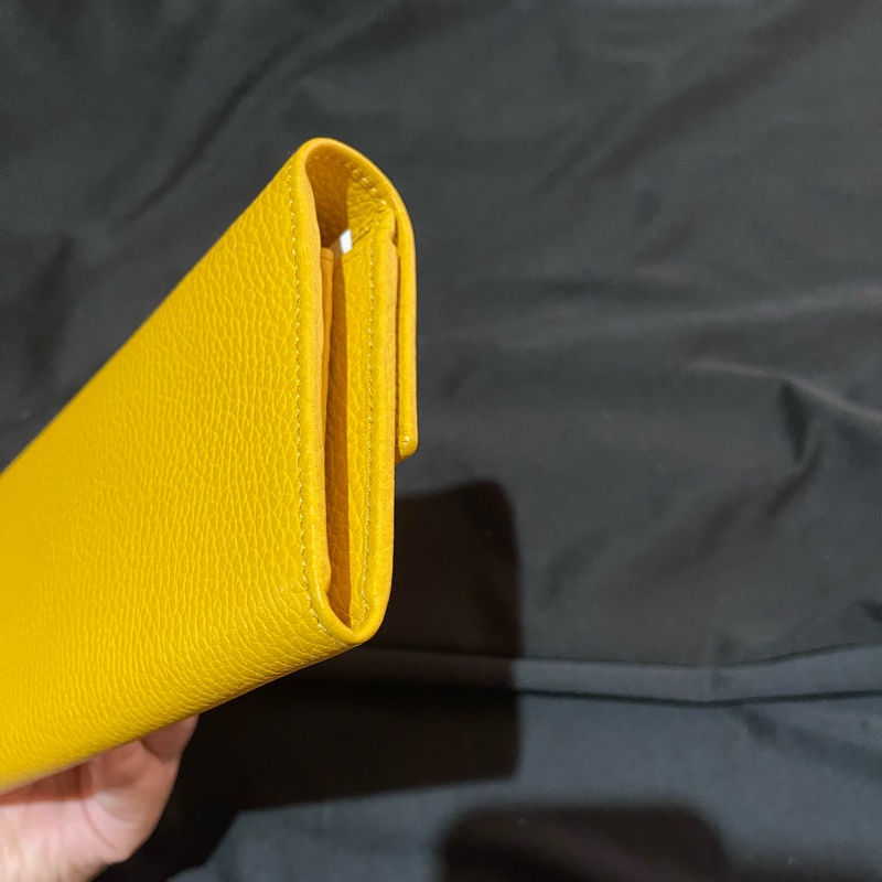 GUCCI黃色長夾-12