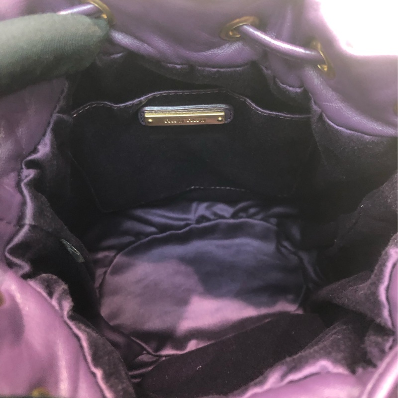Miu Miu 紫色皺皮小水桶 XC342-14