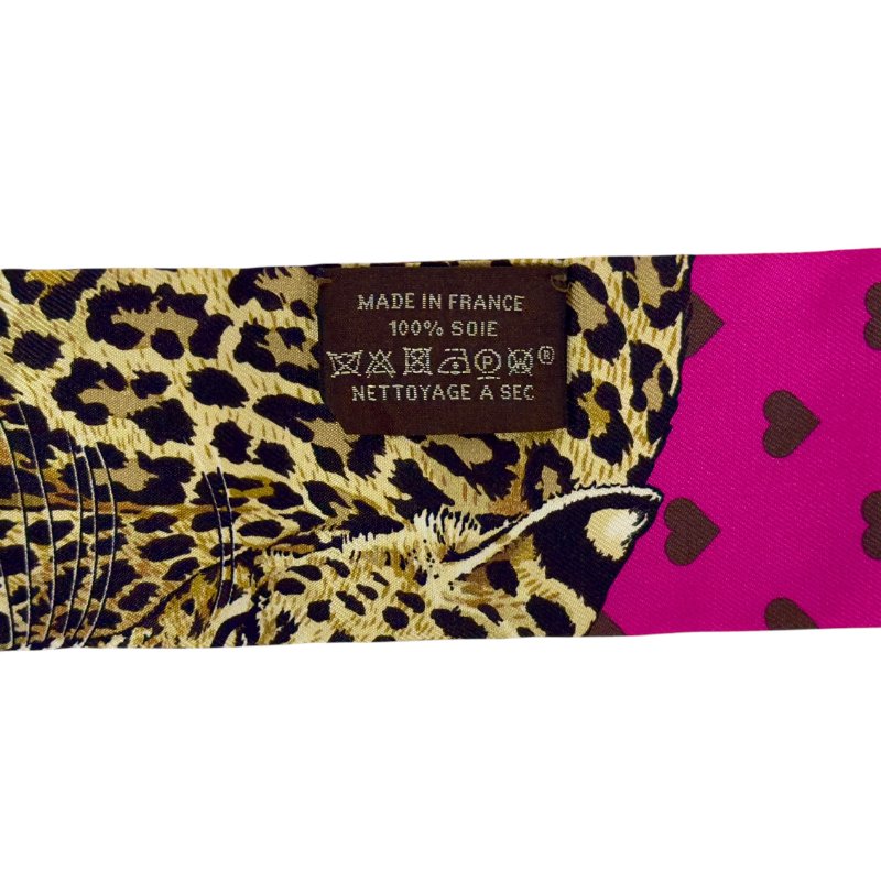 Hermes Jungle Love Twilly 愛心💗 幼絲巾-7