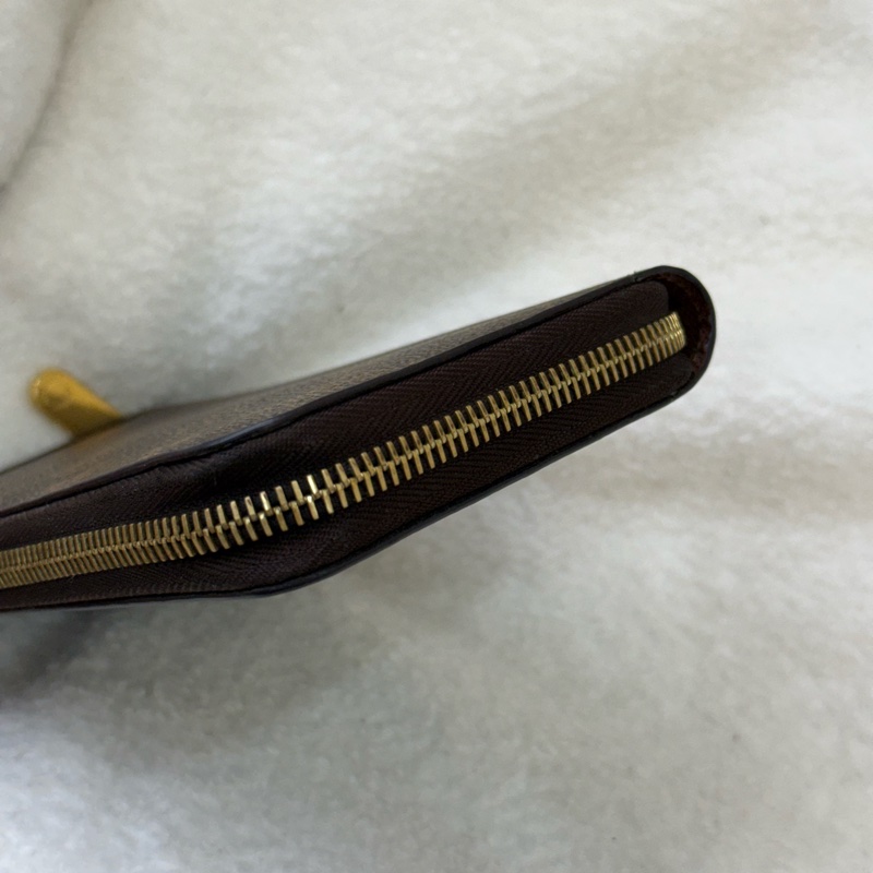 (閒置新) LV 經典老花 拉鍊長夾 專櫃近三萬-2