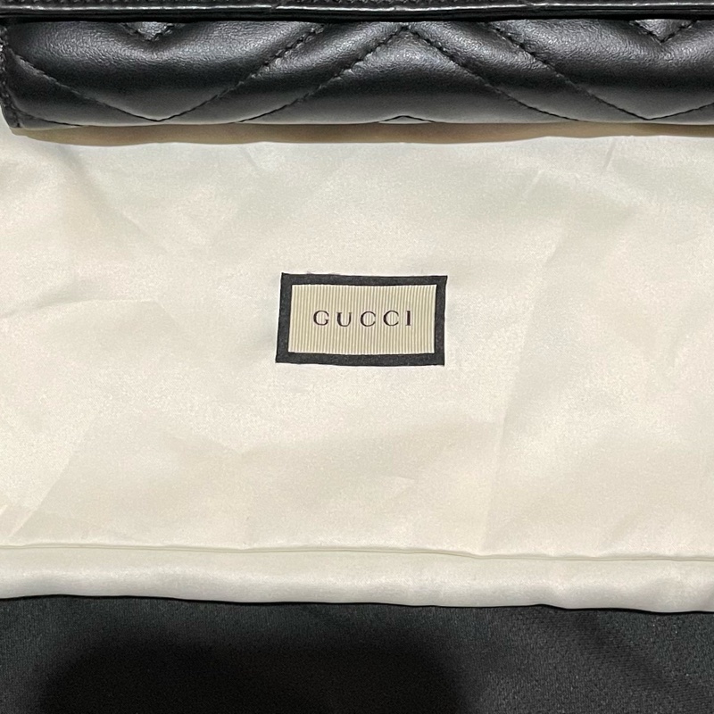 GUCCI MARMONT金釦黑色長夾-19