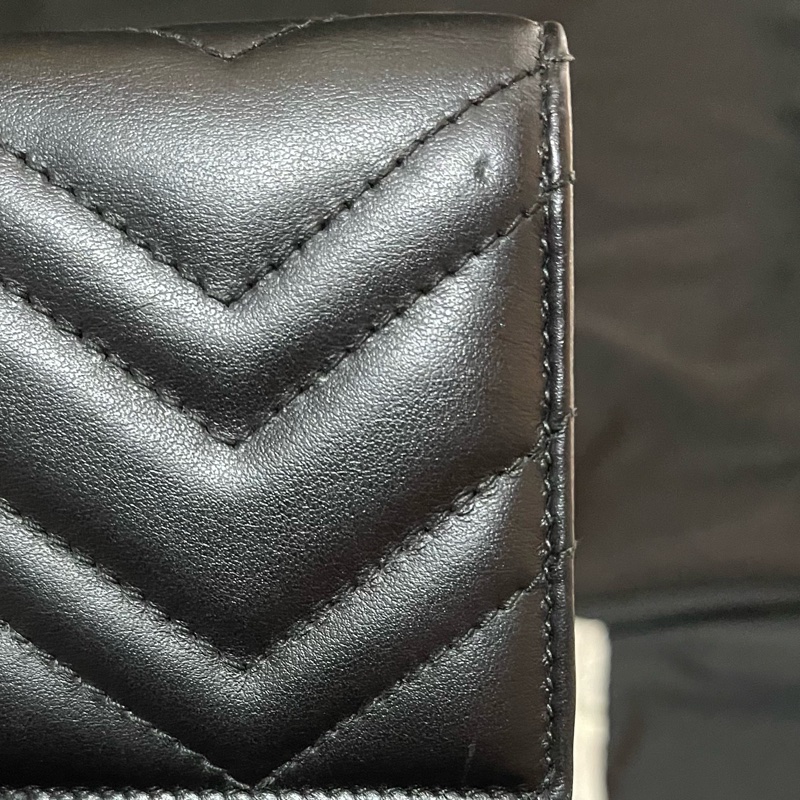 GUCCI MARMONT金釦黑色長夾-22