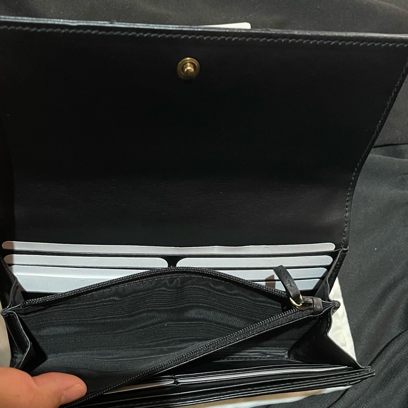 GUCCI MARMONT金釦黑色長夾-31