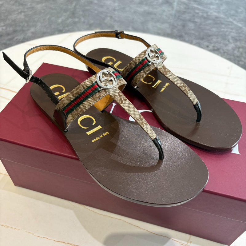 *SHIHNA名牌精品* GUCCI 女士互扣式G型網狀涼鞋 (女鞋/尺寸可訂購)-0