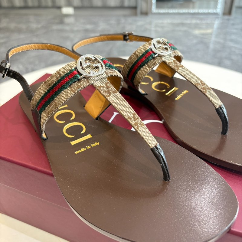 *SHIHNA名牌精品* GUCCI 女士互扣式G型網狀涼鞋 (女鞋/尺寸可訂購)-1