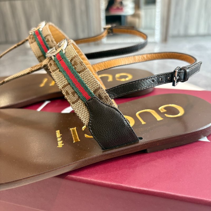 *SHIHNA名牌精品* GUCCI 女士互扣式G型網狀涼鞋 (女鞋/尺寸可訂購)-4