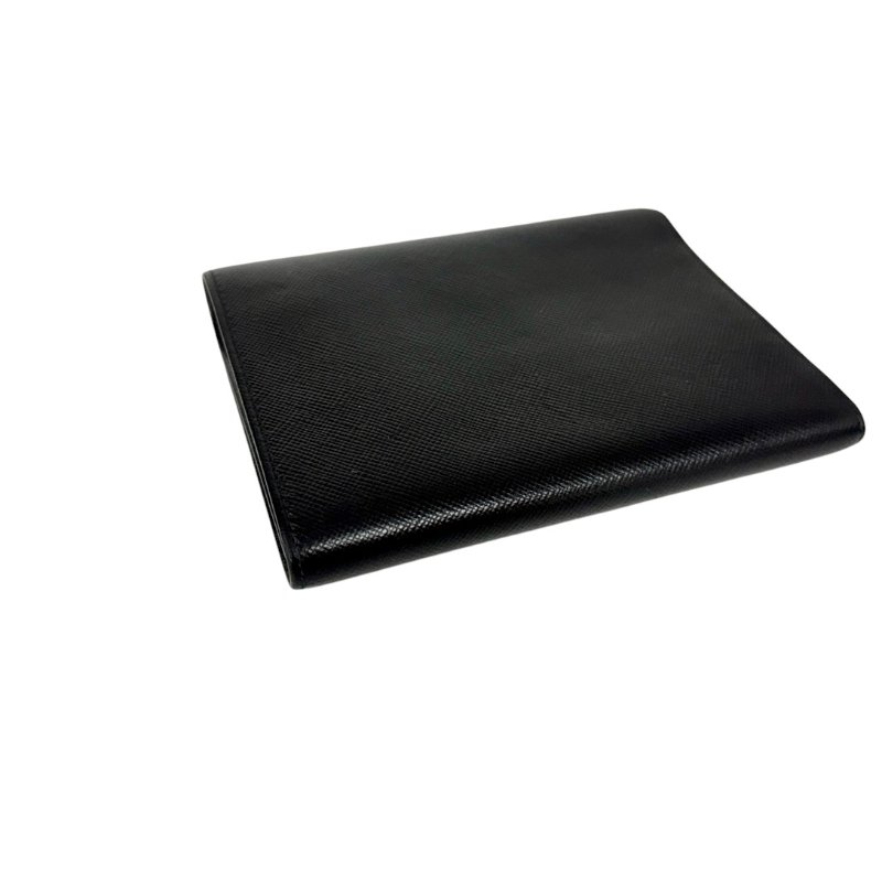 PRADA 三角標 銀包-6