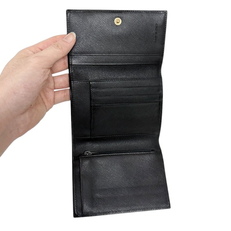 PRADA 三角標 銀包-12