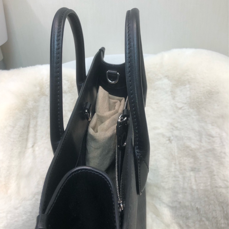 Gucci 黑色老花 PVC 大Tote 2Way 公事包 XC340-6
