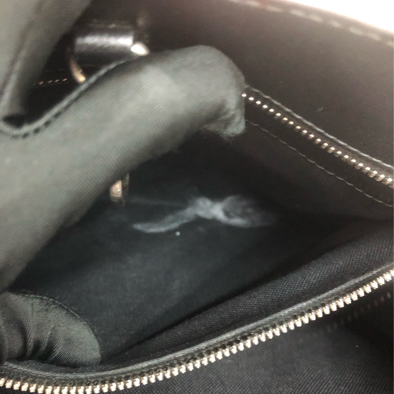 Gucci 黑色老花 PVC 大Tote 2Way 公事包 XC340-15