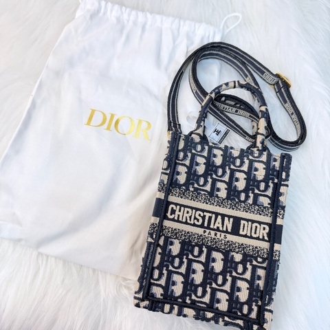 經典老花mini dior tote bag✨