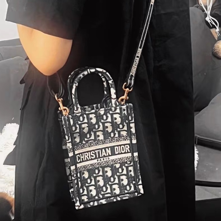 經典老花mini dior tote bag✨-8