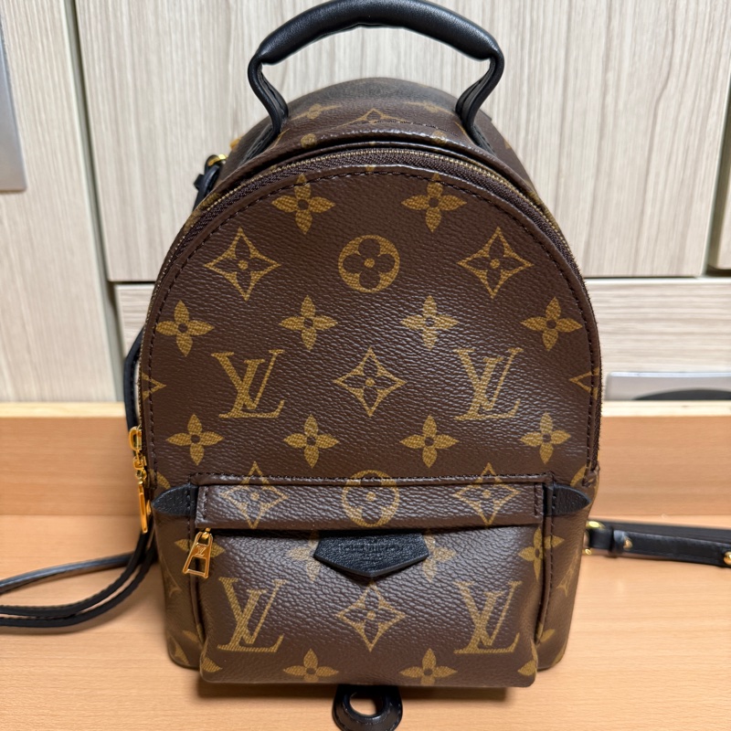 LV LOUIS VUITTON Palm Springs Mini 老花 小書包 後背包 M44873-1
