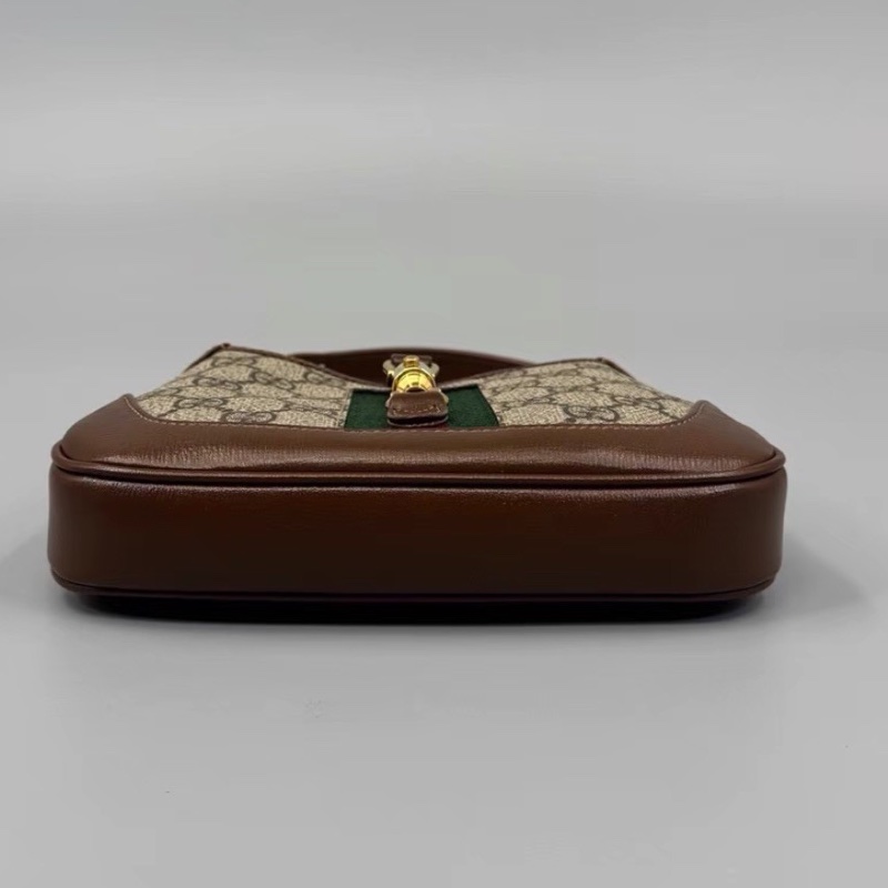 Gucci 古驰 99新 老花Jackie1961Mini手提斜挎包 尺寸19*13-12