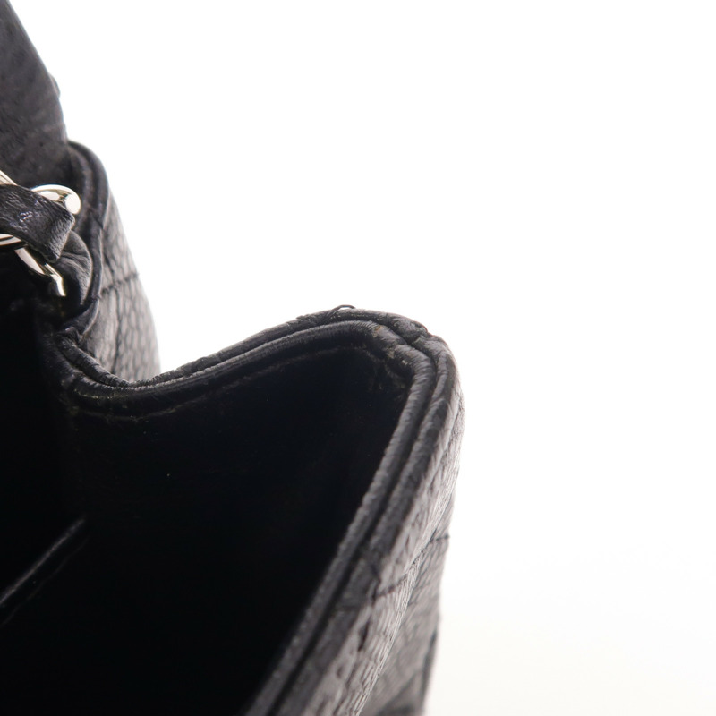 CHANEL 牛皮皮革Classic Extra Mini Flap Bag銀扣鏈帶肩背袋-14