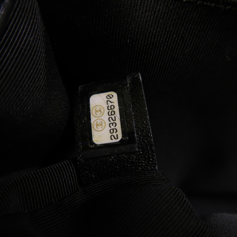 CHANEL 羊皮皮革Boy 25金扣鏈帶肩背袋-6