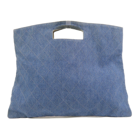 CHANEL 牛仔布Vintage Bag手挽袋