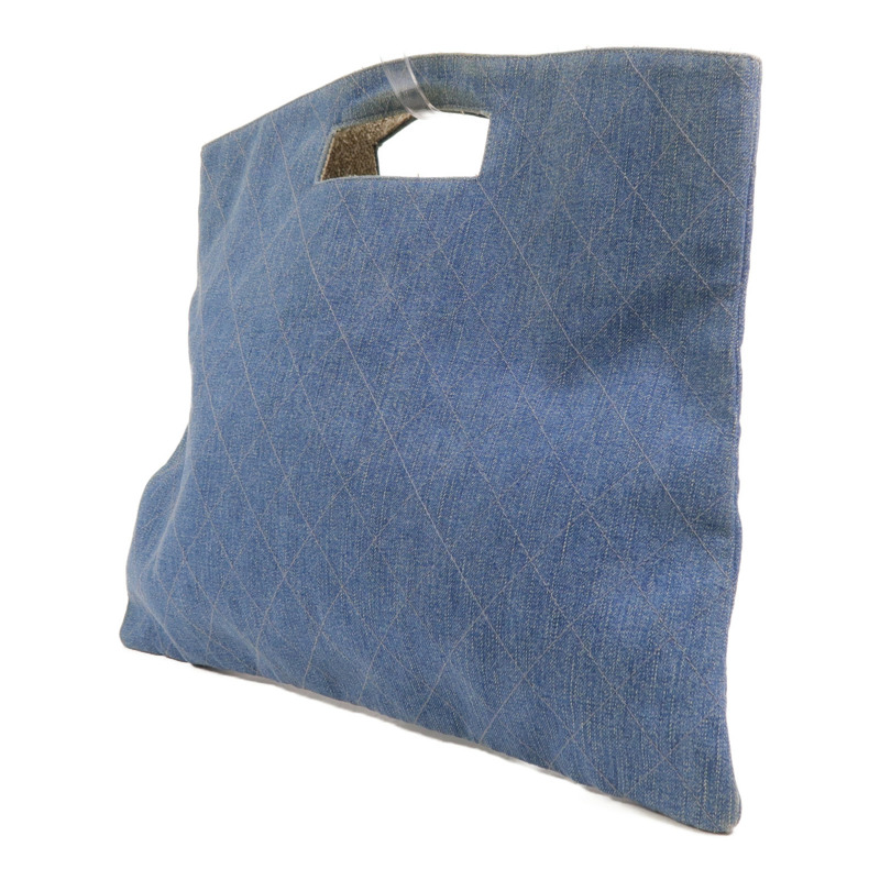 CHANEL 牛仔布Vintage Bag手挽袋-2