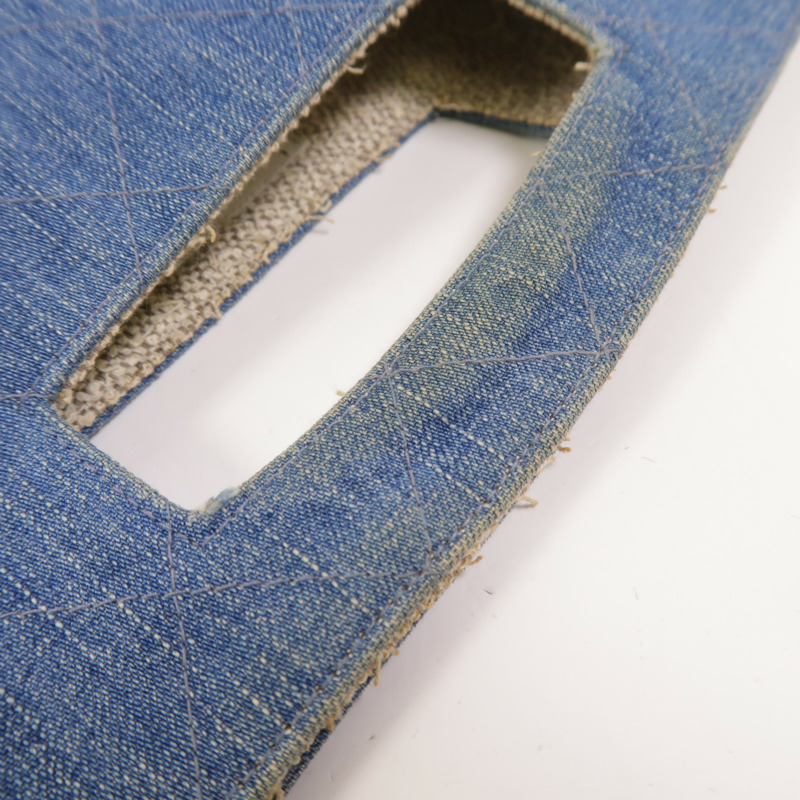 CHANEL 牛仔布Vintage Bag手挽袋-14