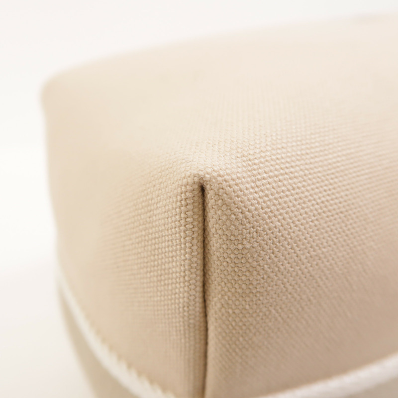 HERMES 帆布Bride A Brac銀扣手挽袋-9