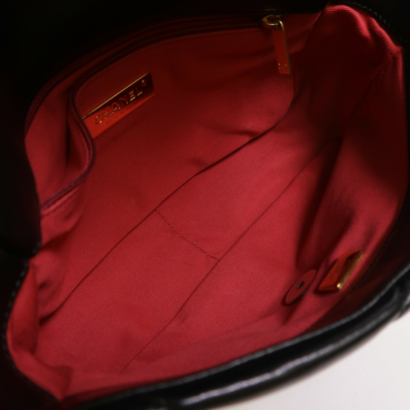 CHANEL 羊皮皮革C19 Small手挽肩背兩用袋-4