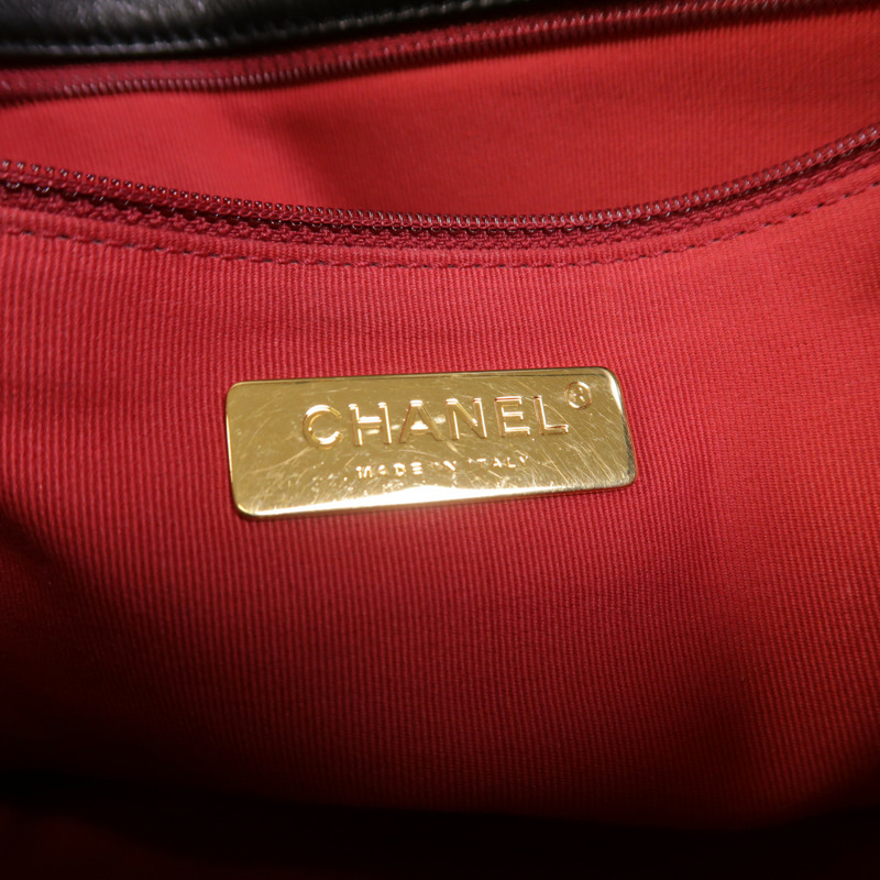 CHANEL 羊皮皮革C19 Small手挽肩背兩用袋-6