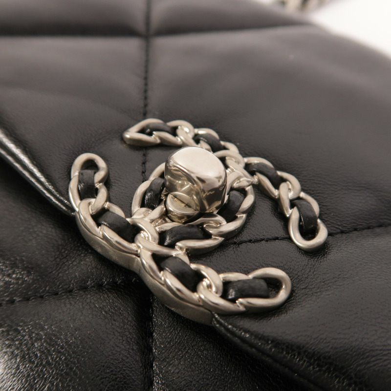 CHANEL 羊皮皮革C19 Small手挽肩背兩用袋-10