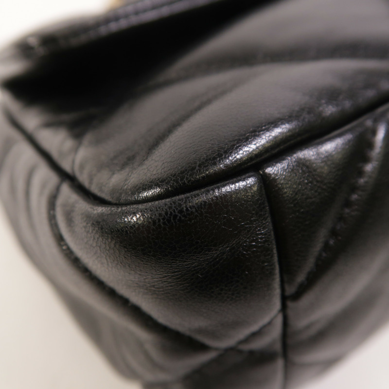 CHANEL 羊皮皮革C19 Small手挽肩背兩用袋-12