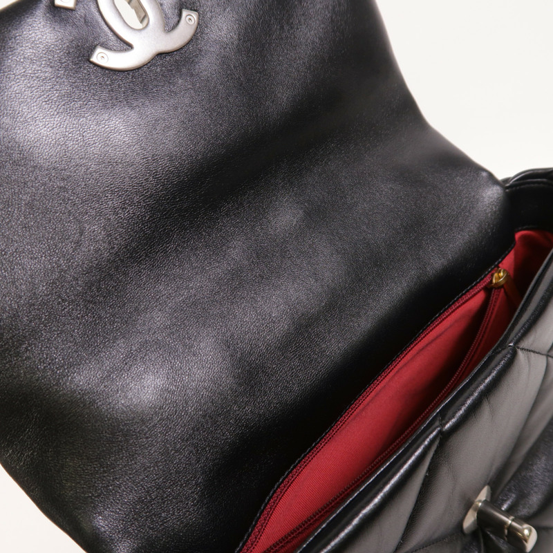 CHANEL 羊皮皮革C19 Small手挽肩背兩用袋-15