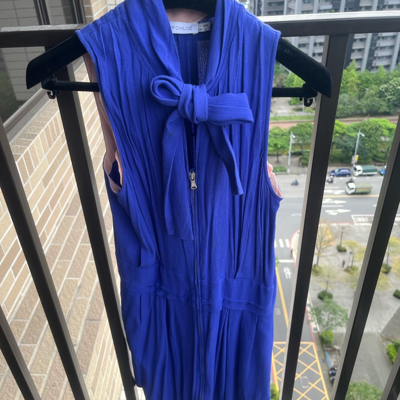 See By Chloe 藍色小洋裝 性感可愛皆可 34號-0