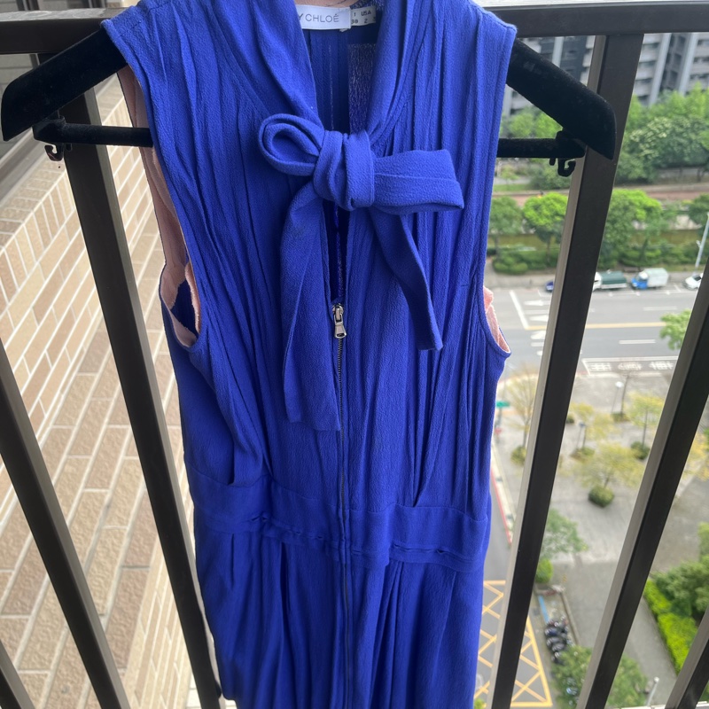 See By Chloe 藍色小洋裝 性感可愛皆可 34號-1
