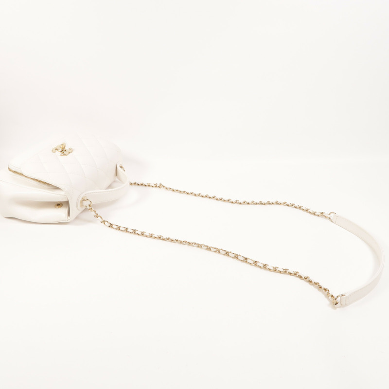 CHANEL 牛皮皮革Business Affinity Small金扣手挽肩背兩用袋-8