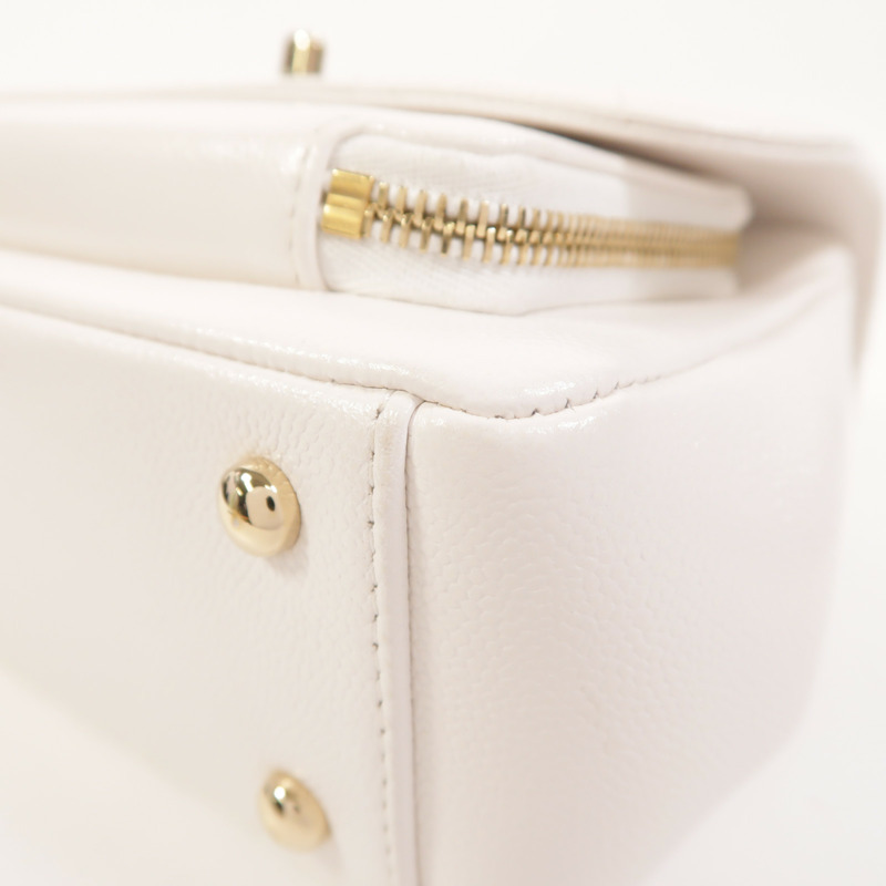 CHANEL 牛皮皮革Business Affinity Small金扣手挽肩背兩用袋-11