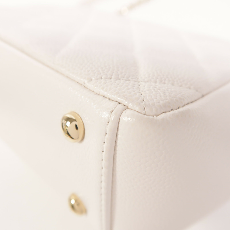 CHANEL 牛皮皮革Business Affinity Small金扣手挽肩背兩用袋-13