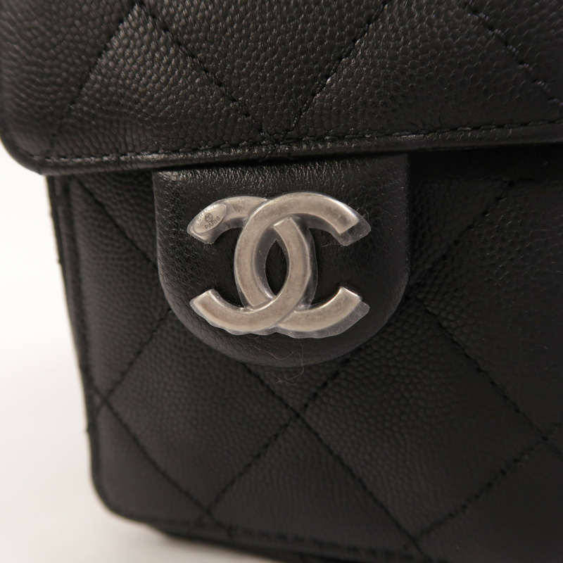 CHANEL 牛皮皮革Chanel 25 Mini金扣鏈帶肩背袋-13