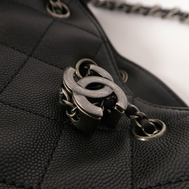 CHANEL 牛皮皮革Chanel 25 Mini金扣鏈帶肩背袋-15