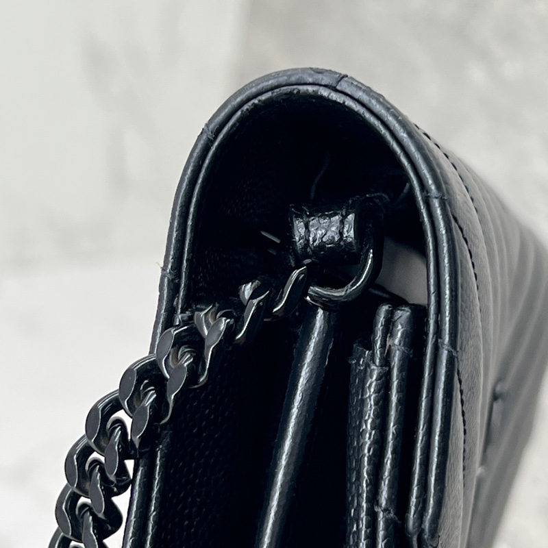 香緹國際精品 915 YSL So black woc 盒裝完整-4